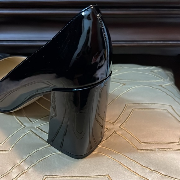 Ninewest | patent black block heel | work shoes | 7.5 - Picture 4 of 6